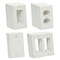 20 Pack Standard Light Switch Plates and Outlet Covers, 1-Gang, 2-Gang, Blank Guard, Duplex Receptacle for Wall